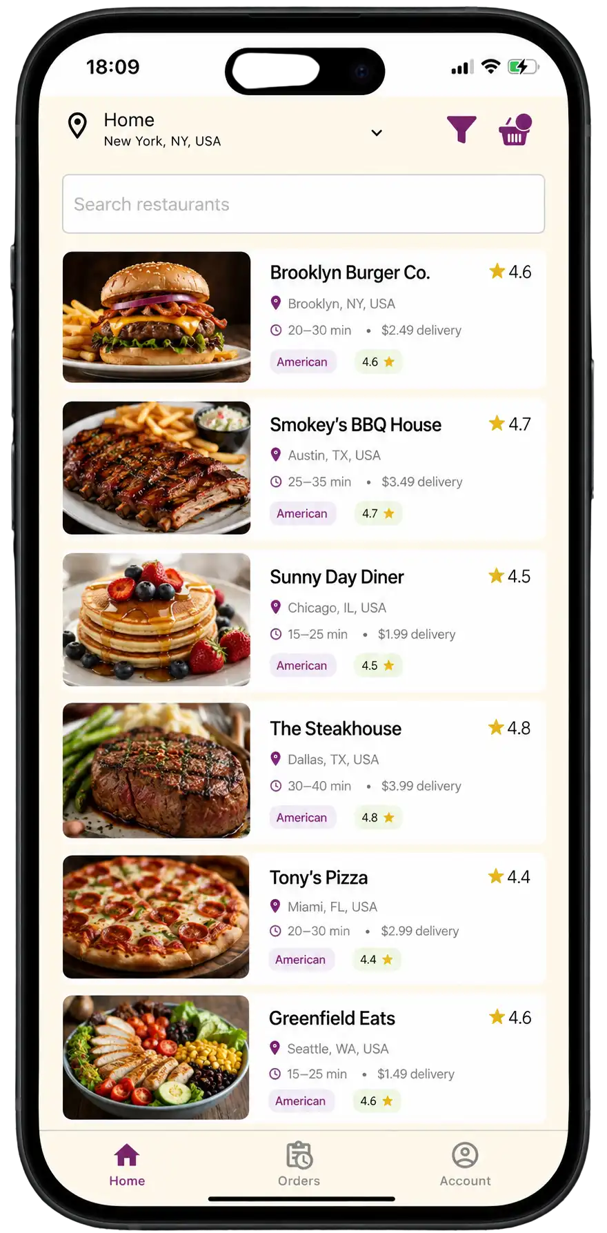 Restaurant partner packaging online orders for Triyum delivery