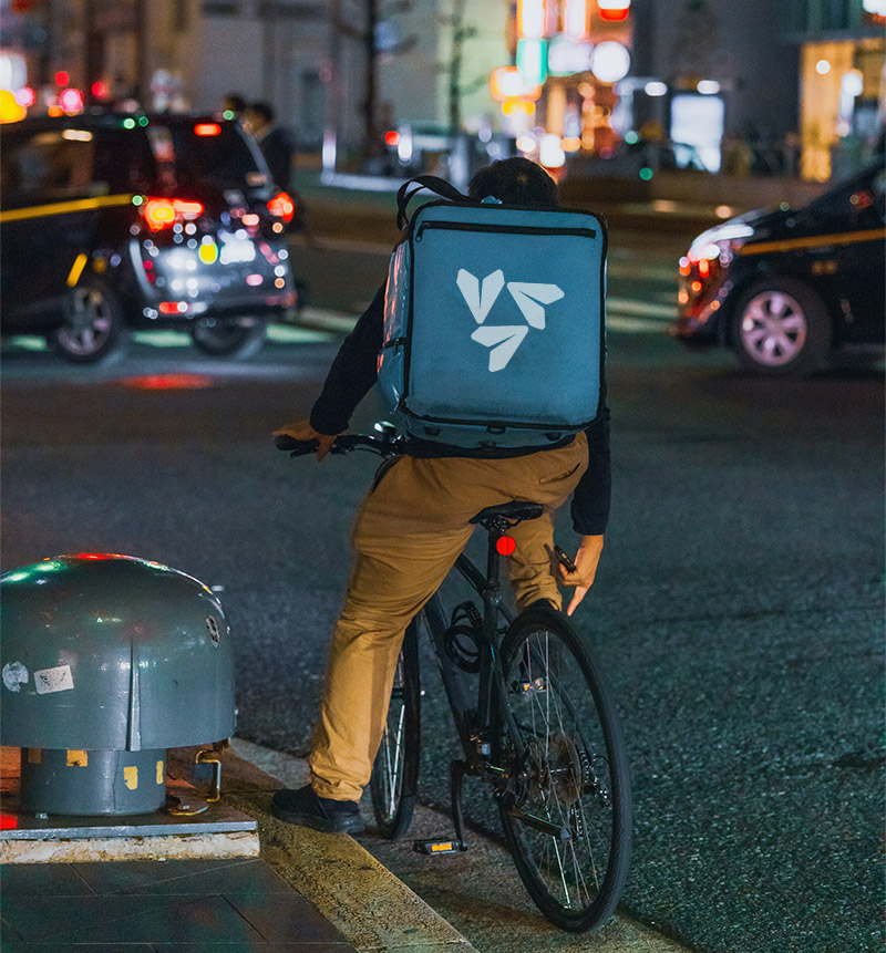 Food Delivery Cyclist